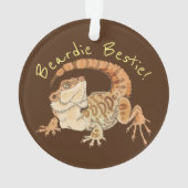 Beardie Bestie! Ornament (Rückseite)
