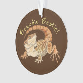 Beardie Bestie! Ornament (Vorderseite)