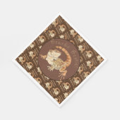 Beardie Bestie! Serviette (Ecke)