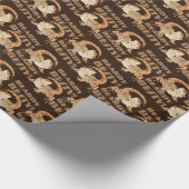Beardie Bestie Wrapping Paper Geschenkpapier (Ecke)