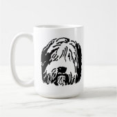 Beardie Cartoon-Tasse Kaffeetasse (Links)