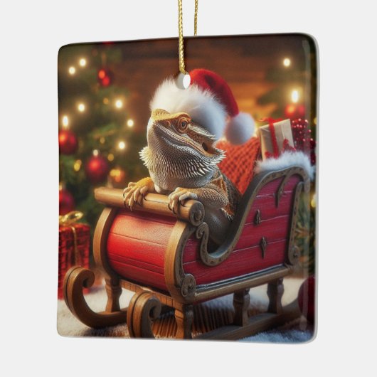 Beardie Christmas Ornament (Links)