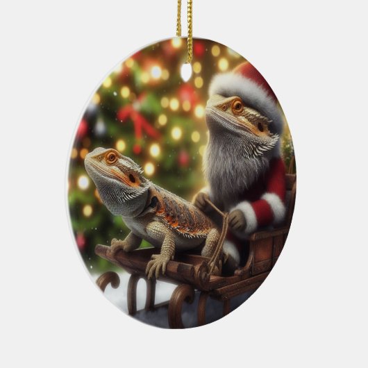 Beardie Christmas Ornament (Rechts)