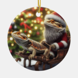 Beardie Christmas Ornament