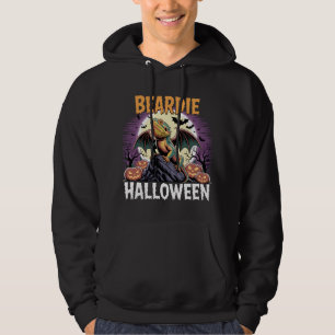 Beardie Halloween Dragon Art Hoodie