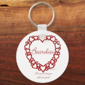 Beardie True Love - Schlüsselanhänger (Vorderseite)