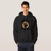 Beardie Witch Silhouette Design Hoodie (Vorne ganz)