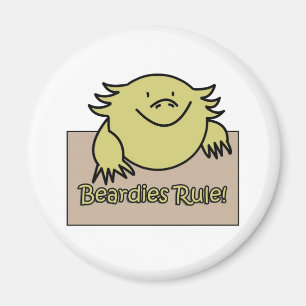 Beardies Regel! Magnet
