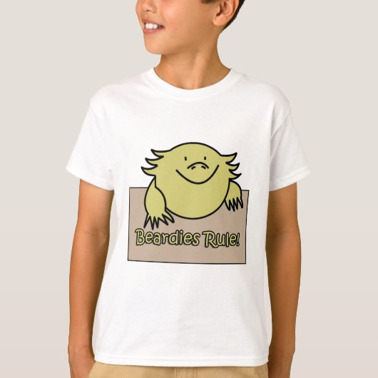 Beardies-Regel! T-Shirt (Vorderseite)