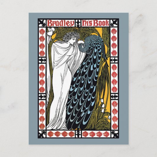 Beardley Peacock Postkarte (Vorderseite)