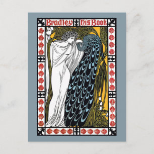 Beardley Pfau Postkarte