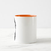 Beardliness Tasse, orange Zweifarbige Tasse (Mittel)
