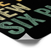 Beards Are The New Six Pack Funny Bearded Men Poster (Ecke)