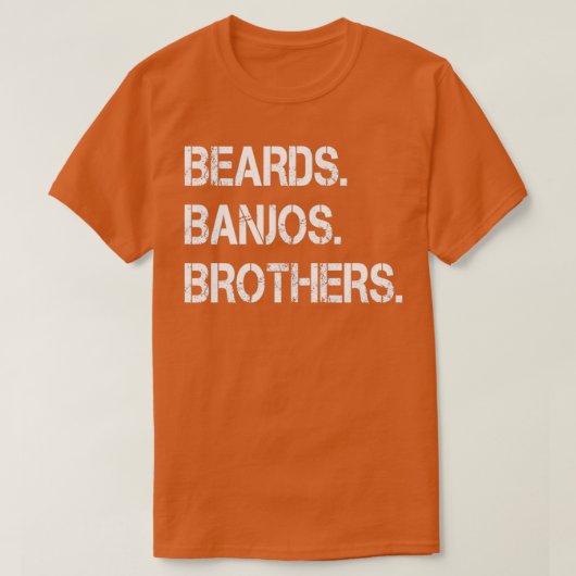 Beards Banjos Brothers T-Shirt (Design vorne)