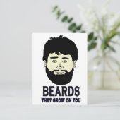 BEARDS - Sie wachsen auf Postkarte (Stehend Vorderseite)