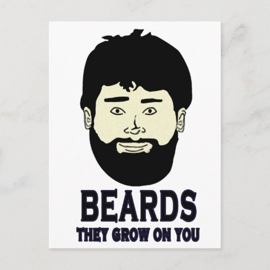 BEARDS - Sie wachsen auf Postkarte (Vorderseite)