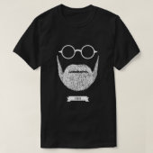 Beards with Glasses – Sigmund Freud in White Essen T-Shirt (Design vorne)