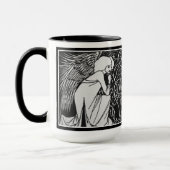 Beardsley Engels-Kunst Nouveau Tasse (Links)