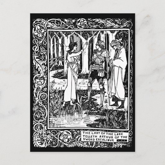 Beardsley Excalibur Postkarte (Vorderseite)