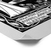 Beardsley Four Queens Lancelot Vintag Art Poster (Ecke)