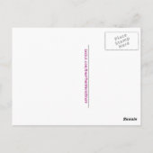 Beardsley Inspirierte Schlafprinzessin Postkarte (Rückseite)