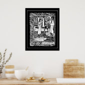 Beardsley King Arthur Excalibur Poster (Küche)