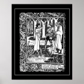 Beardsley King Arthur Excalibur Poster (Vorne)