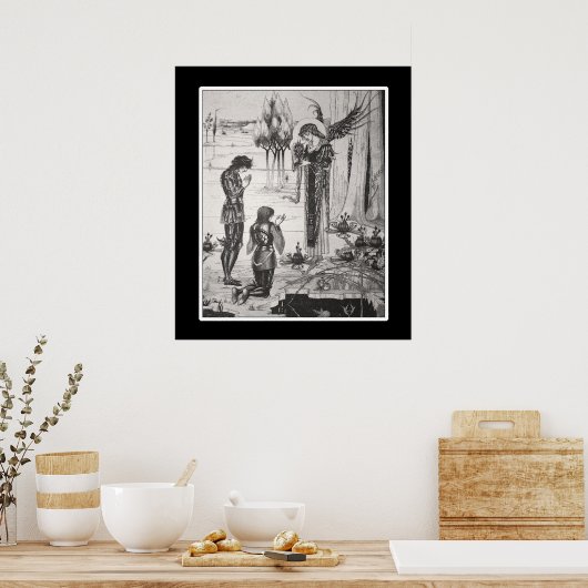Beardsley King Arthur Poster (Küche)