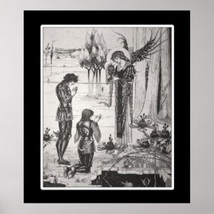 Beardsley King Arthur Poster