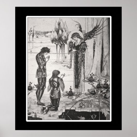 Beardsley King Arthur Poster (Vorne)