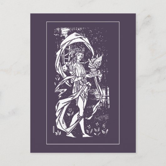 Beardsley Knight Post Card Postkarte (Vorderseite)
