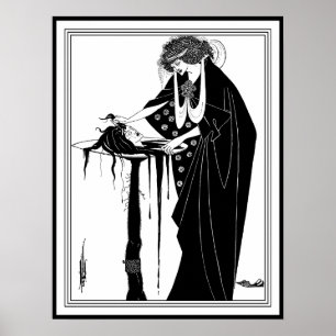 Beardsley - Kopf auf einem Platter: Die Belohnung  Poster