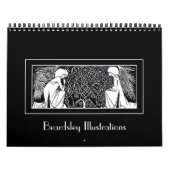 Beardsley Kunst Nouveau Illustrations-Kalender Kalender (Titelbild)