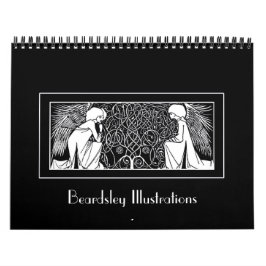 Beardsley Kunst Nouveau Illustrations-Kalender Kalender