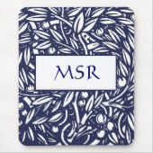 Beardsley Kunst Nouveau Monogramm Mousepad (Vorne)
