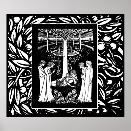 Beardsley Lancelot & Queens Poster (Vorne)