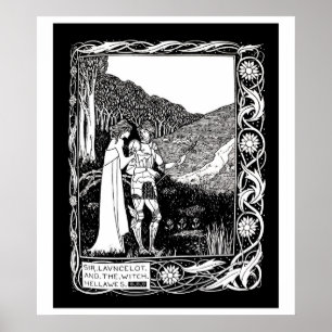 Beardsley Lancelot und das Hexenposter Poster