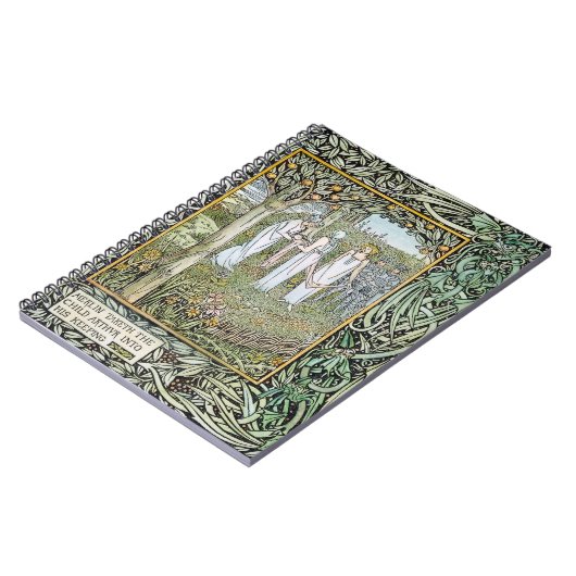 Beardsley: Morte D'Arthur Notizblock (Linke Seite)