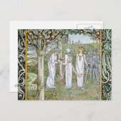 Beardsley: Morte D'Arthur Postkarte (Vorne/Hinten)