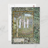 Beardsley: Morte D'Arthur Postkarte (Vorne/Hinten)