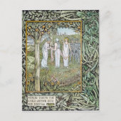 Beardsley: Morte D'Arthur Postkarte (Vorderseite)