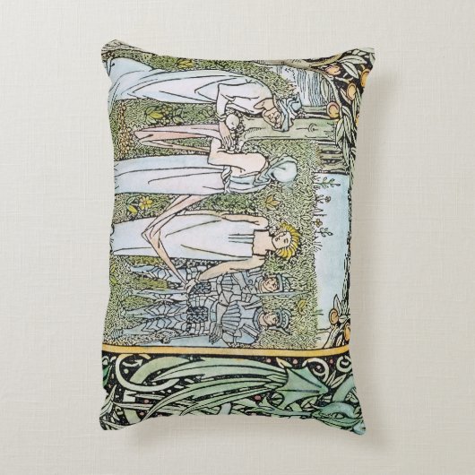 Beardsley: Morte D'Arthur Zierkissen (Rückseite(Vertikal))