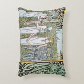 Beardsley: Morte D'Arthur Zierkissen (Vorderseite(Vertikal))