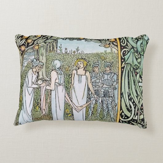 Beardsley: Morte D'Arthur Zierkissen (Rückseite)