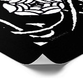 Beardsley Nouveau Angel Poster Print (Ecke)