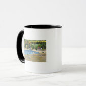 Beardsley Park Sicht auf Wasservögel Tasse (Vorderseite Links)