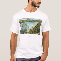 Beardsley Park-Wasser-Fall-Szene