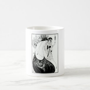 Beardsley Peacock Skirt Vintag Kaffeetasse