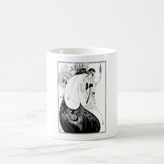 Beardsley Peacock Skirt Vintag Kaffeetasse (Mittel)
