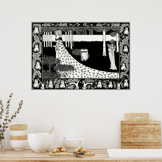 Beardsley Poster: La Beale Isoud Poster (Küche)